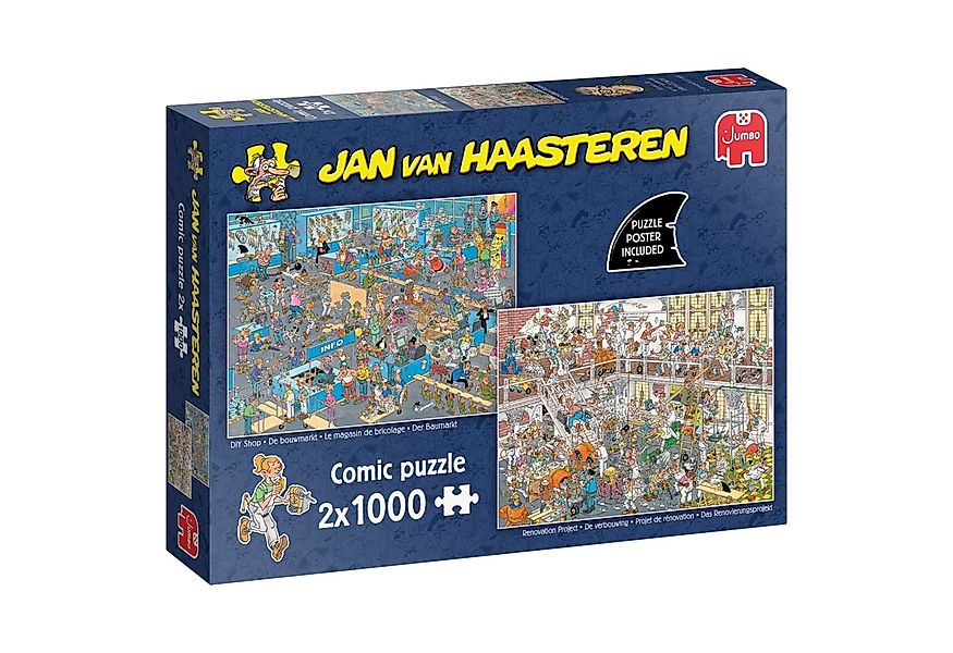 Jan van Haasteren Puzzle Jan van Haasteren - Das Renovierungsprojekt & Der günstig online kaufen