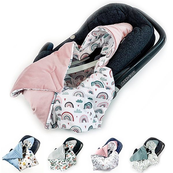 Einschlagdecke Babyschale Autositz mit Klettverschluss,Wattiert mit günstig online kaufen