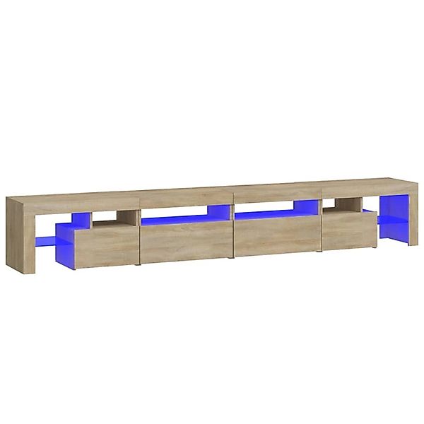 vidaXL TV-Schrank mit LED-Leuchten Sonoma-Eiche 260x36,5x40 cm 3152820 günstig online kaufen