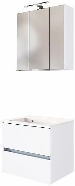 welltime Badmöbel-Set "Baabe" Set, 2 Stk. tlg. Breite 60 cm, Softclose-Funk günstig online kaufen