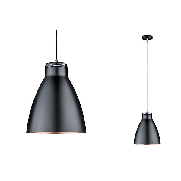 Paulmann "Neordic Pendelleuchte Roald E27 max. 20W Schwarz matt/Kupfer matt günstig online kaufen