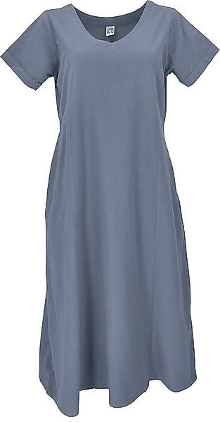 Guru-Shop Midikleid Weiches bequemes Baumwollkleid, Sommerkleid mit.. günstig online kaufen