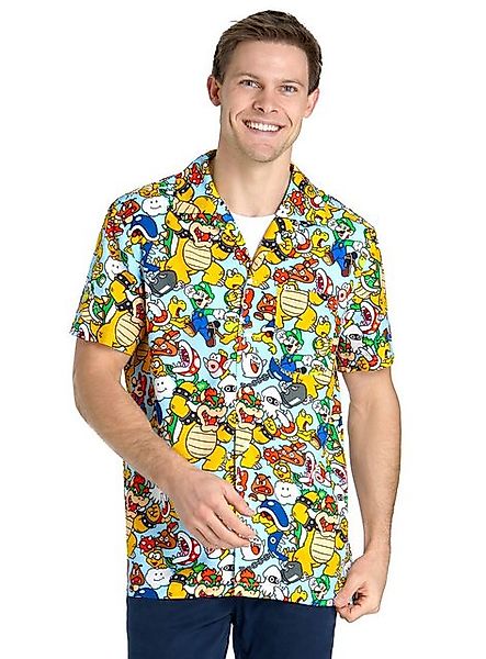 Opposuits T-Shirt Bowsers Kingdom Sommerhemd Hawaiihemd für Super Mario-Fan günstig online kaufen