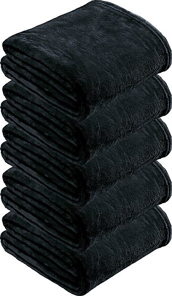 Wohndecke Fleece Wohndecke 5er-Pack "Amarillo", REDBEST, günstig online kaufen