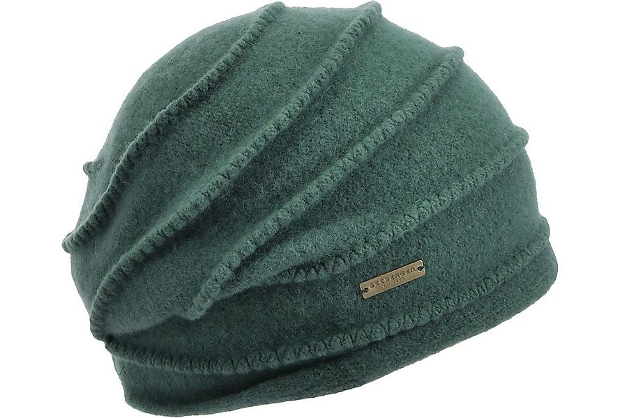 Seeberger Strickmütze Walkmütze aus Schurwolle mit ZickZack-Biesen günstig online kaufen