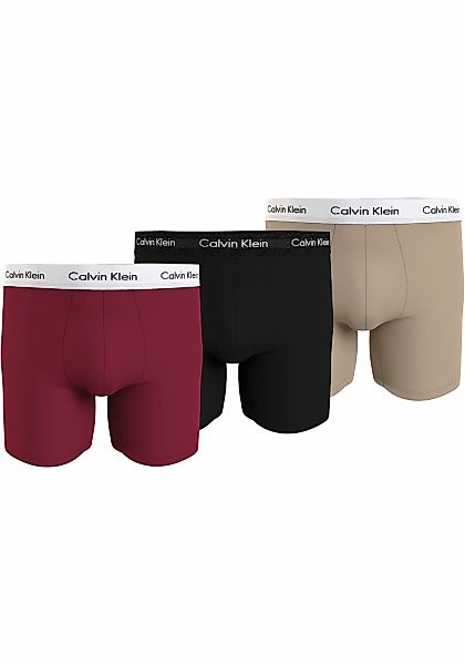 Calvin Klein Underwear Boxer "BOXER BRIEF 3PK", 3 Stk. mit Logo-Elastikbund günstig online kaufen