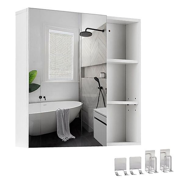Mondeer Badezimmerspiegelschrank Badezimmerspiegel mit 1 Tür günstig online kaufen