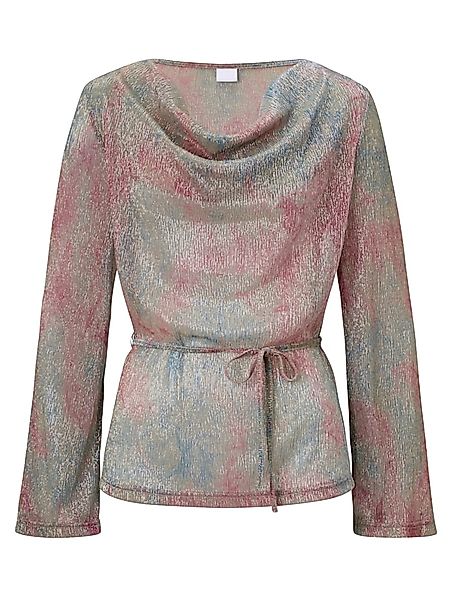 Bluse mit Bindeband REKEN MAAR Multicolor günstig online kaufen