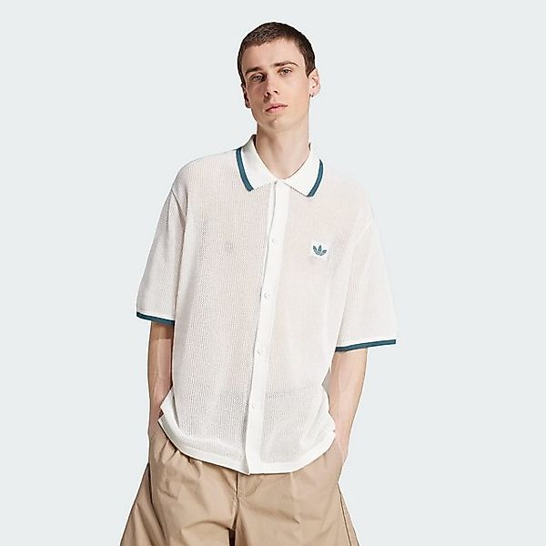 adidas Originals Poloshirt ADIDAS ORIGINALS BUTTON DOWN KNITTED HEMD günstig online kaufen
