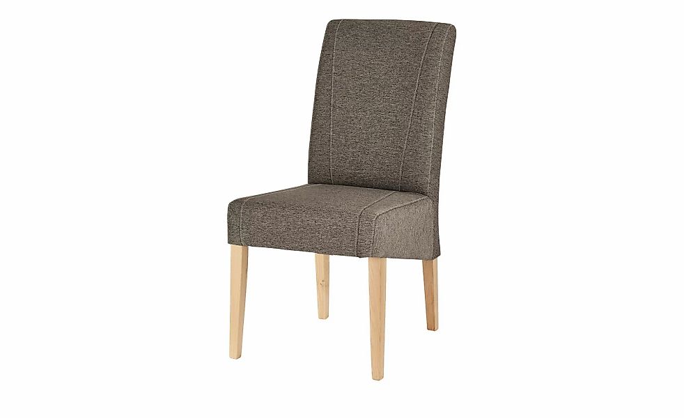 Woodford Polsterstuhl mit Massivholzgestell Silke ¦ braun ¦ Maße (cm): B: 4 günstig online kaufen