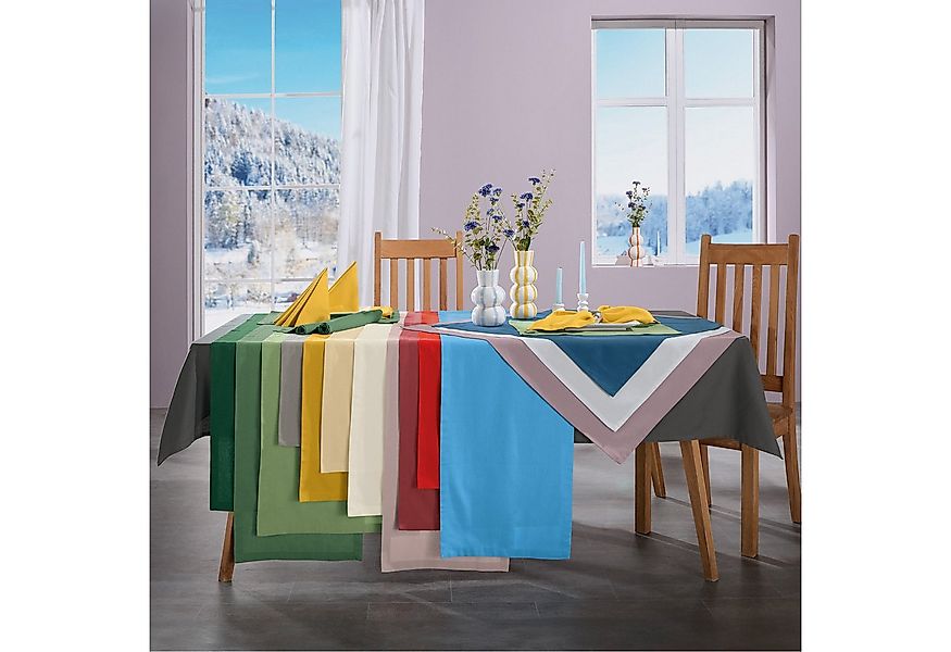 REDBEST Platzset Tischset "Tulsa" 4er-Pack, Baumwolle Uni günstig online kaufen