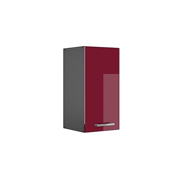 Vicco Hängeschrank R-Line, Bordeaux Hochglanz/Anthrazit, 30 günstig online kaufen