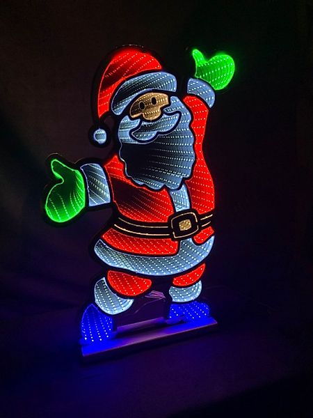 F-H-S International LED-Leuchtmittel LED Weihnachtsmann mit Infinity Effek günstig online kaufen