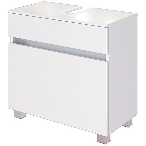 Held Möbel Waschbeckenunterschrank Verona 60 cm matt Weiß-Weiß günstig online kaufen