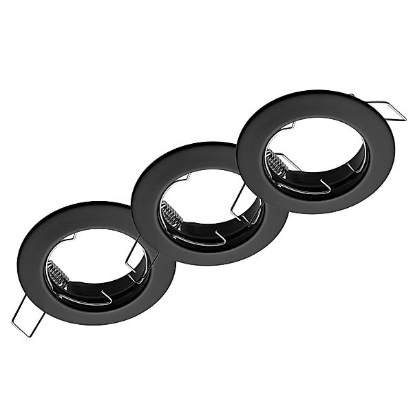 Oktaplex 9er Set Spot Rahmen Sedan für LED-Module 50mm Deckeneinbaustrahler günstig online kaufen