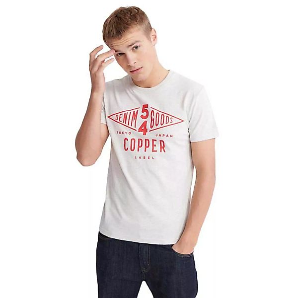 Superdry Copper Label Kurzarm T-shirt 2XL Light Grey günstig online kaufen