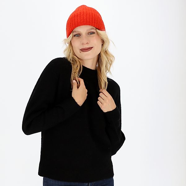 halsüberkopf Accessoires Strickmütze Strickmütze Strickmütze mit breitem Um günstig online kaufen