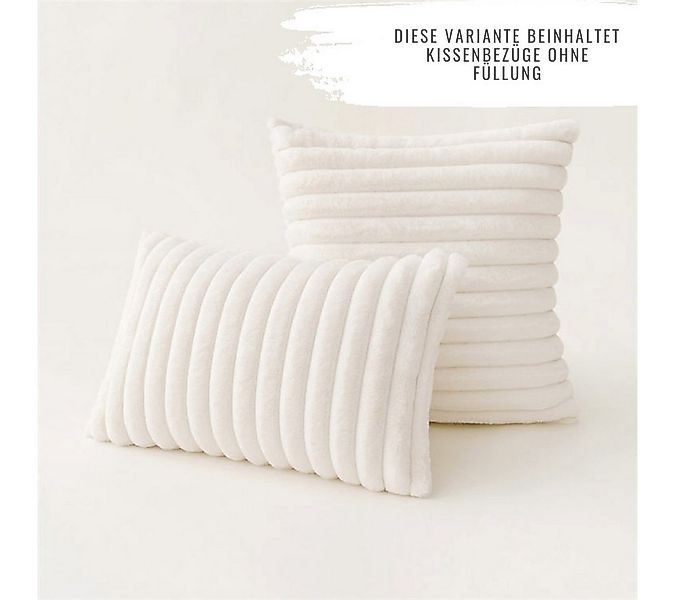 Interior by Hakito Sofakissen 2er Set Kissenbezug inklusive Füllkissen Kiss günstig online kaufen