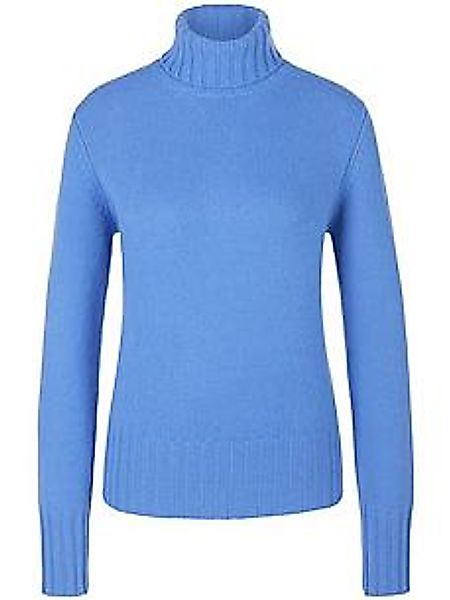 Pullover aus 100% Premium-Kaschmir Peter Hahn Cashmere blau günstig online kaufen