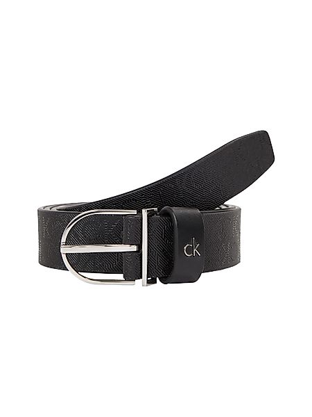 Calvin Klein Ledergürtel CK METAL ROUND günstig online kaufen