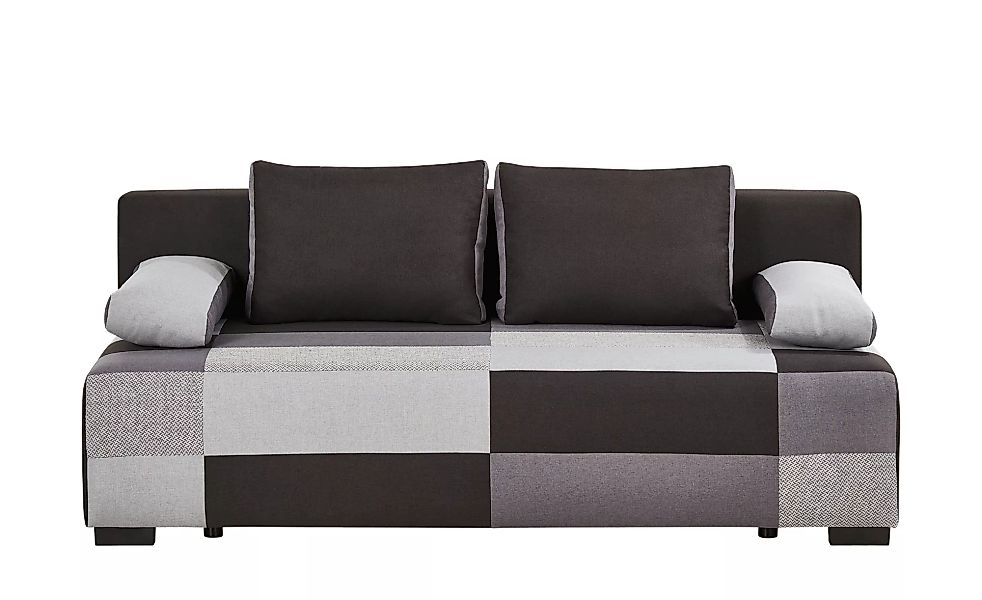 Schlafsofa - grau - 204 cm - 90 cm - 92 cm - Polstermöbel > Sofas > 2-Sitze günstig online kaufen