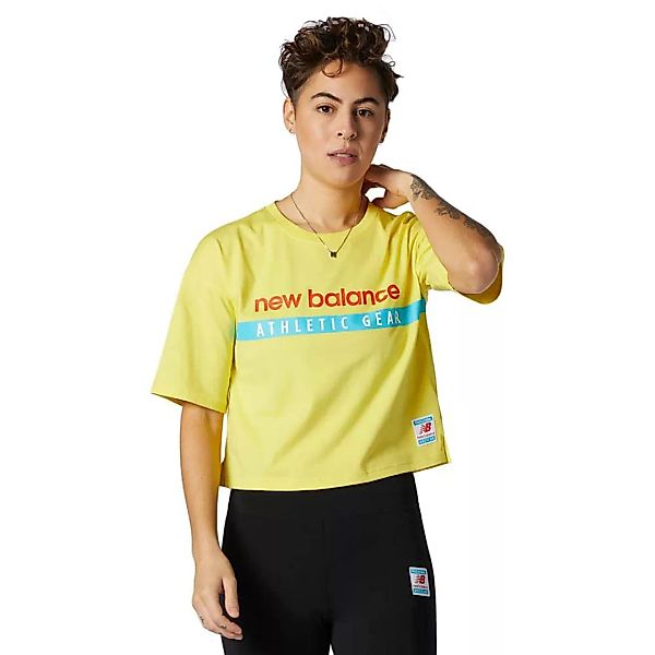 New Balance Essentials Field Day Boxy Kurzarm T-shirt S First Light günstig online kaufen