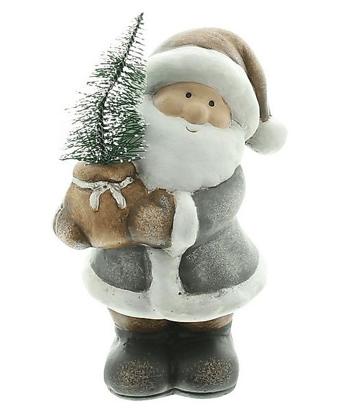 Home-trends24.de Weihnachtsfigur Weihnachtsmann Santa Tanne Figur Skulptur günstig online kaufen