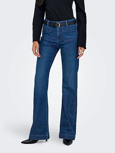 ONLY Bootcut-Jeans "ONLMADISON HW POCKET FL DNM GEN533 NOOS" günstig online kaufen