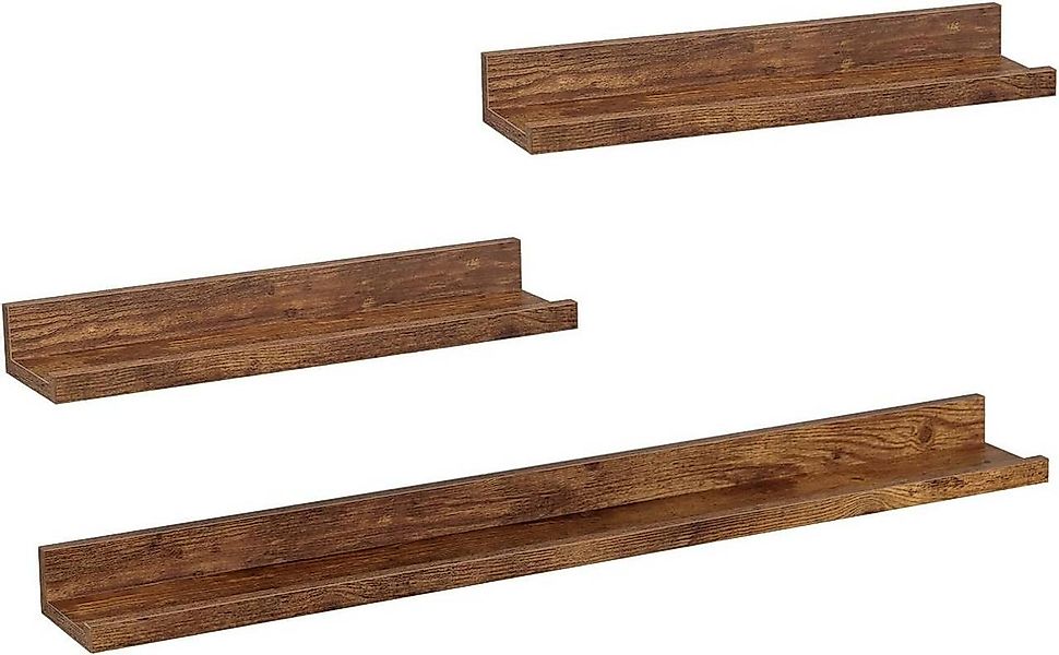 Woltu Wandregal, 3-tlg., Bilderleiste, Fotoleiste Bilderregal Fotohalter günstig online kaufen