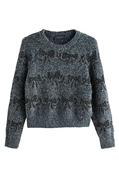 Next Strickjacke Langärmeliger Weihnachtspullover (1-tlg) günstig online kaufen