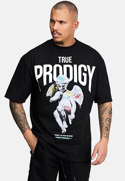 trueprodigy Oversize-Shirt Miles Logoprint Rundhals dicker günstig online kaufen