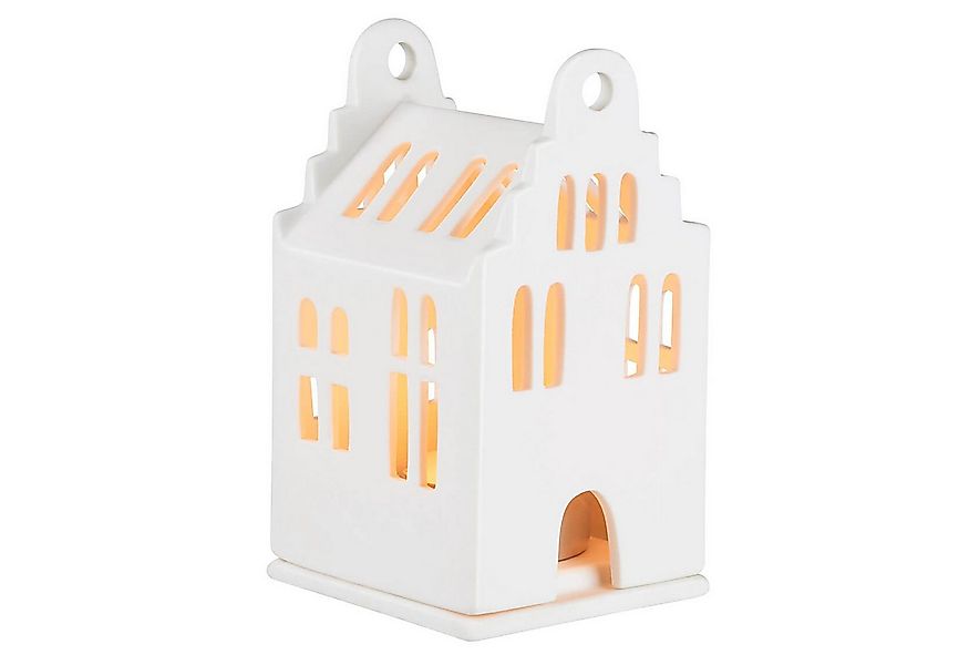 Räder Teelichthalter räder Lichthaus Kerzenständer Teelicht Giebelhaus weiß günstig online kaufen