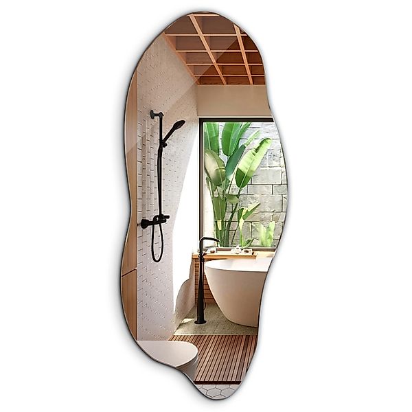 Tulup Spiegel 45x 100 cm Wandspiegel Dekorativer Design Badspiegel Rahmenlo günstig online kaufen