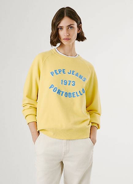 Pepe Jeans Sweatshirt BAIA Rundhals, Baumwollmix günstig online kaufen