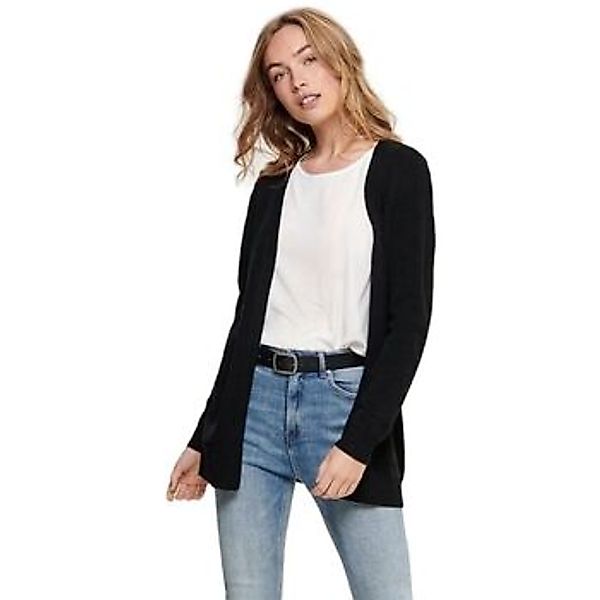 Only  Strickjacken Lesly Open Knitted Cardigan - Black günstig online kaufen