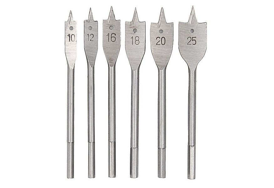 BENSON Holzbohrer 6tlg Flachbohrer Flachfräsbohre Holzbohrer, Flachholzbohr günstig online kaufen