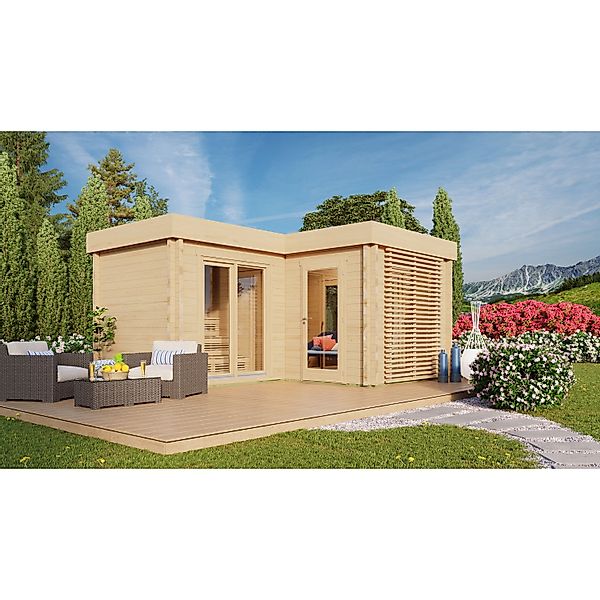 Fjordholz Saunahaus Modell Bene 90mm günstig online kaufen