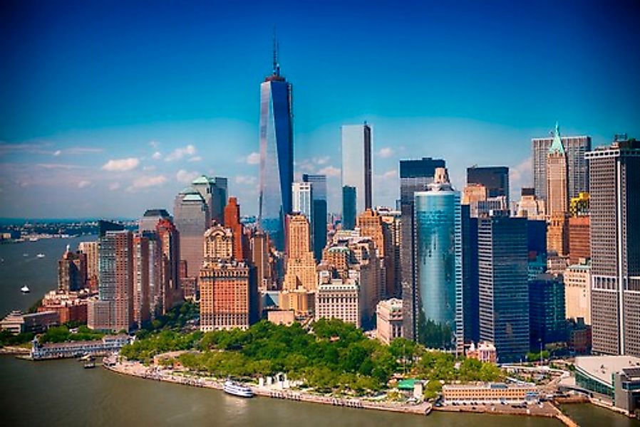 Papermoon Fototapete »Lower Manhattan Skyline« glatt günstig online kaufen