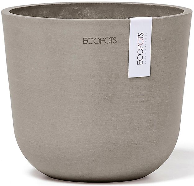 ECOPOTS Blumentopf Oslo Mini 16 Taupe, günstig online kaufen