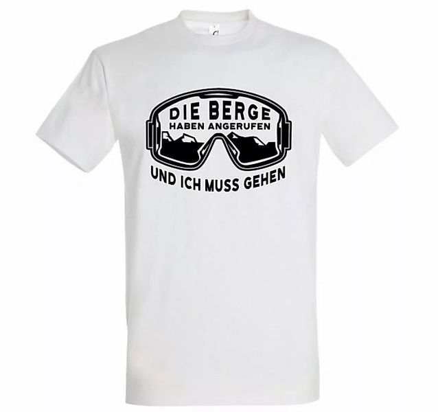 Youth Designz Print-Shirt Die Berge haben angerufen und ich muss gehen Herr günstig online kaufen
