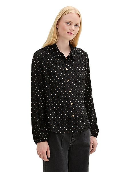 TOM TAILOR Denim Langarmbluse mit LENZING™ ECOVERO™ günstig online kaufen