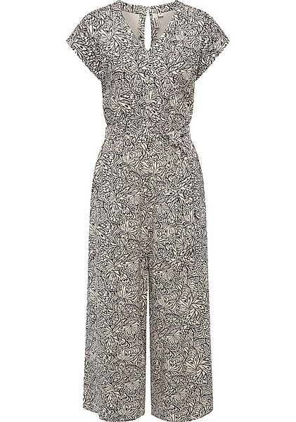 Ragwear Jumpsuit Glina Print Langer Damen Overall mit Bindegürtel an der Ta günstig online kaufen