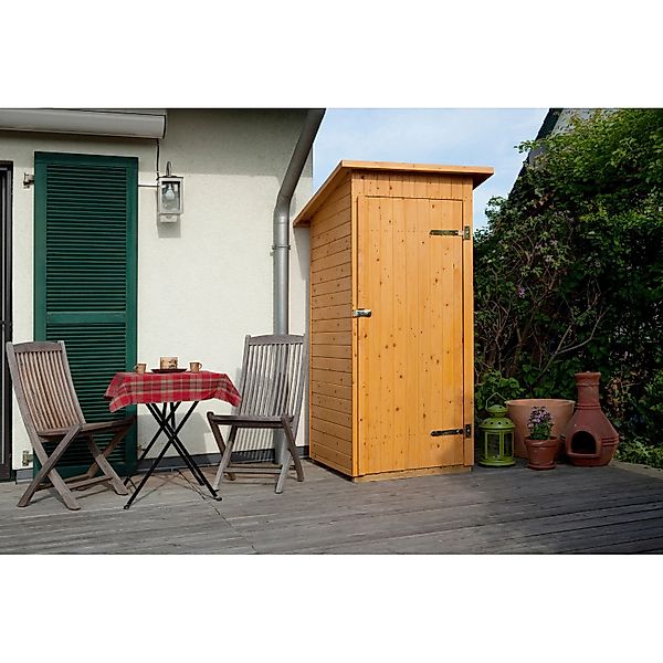 Weka Balkon und Terrassenschrank mit Pultdach Gr.1, 83 cm x 85 cm günstig online kaufen