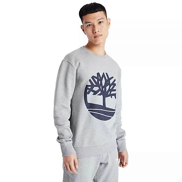 Timberland Core Tree Logo Crew Brushback Sweatshirt M Medium Grey Heather / günstig online kaufen