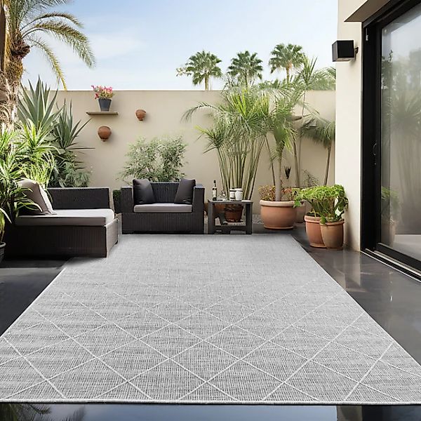 Ayyildiz Teppiche Outdoorteppich »ZAGORA 4512«, rechteckig, 5 mm Höhe, Läuf günstig online kaufen