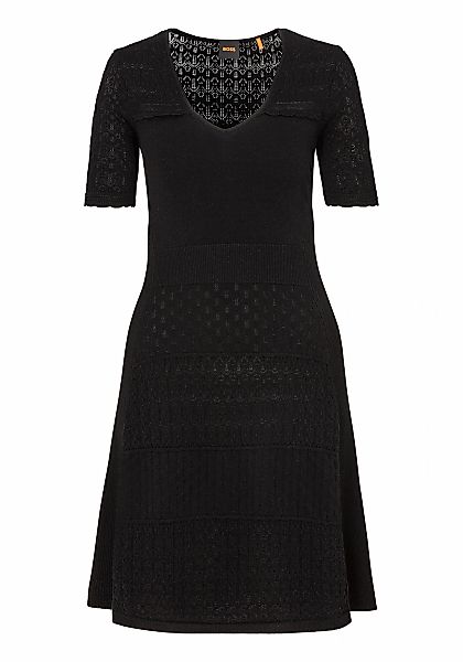 BOSS ORANGE Strickkleid "C Fuart", mit BOSS Logo-Charm günstig online kaufen