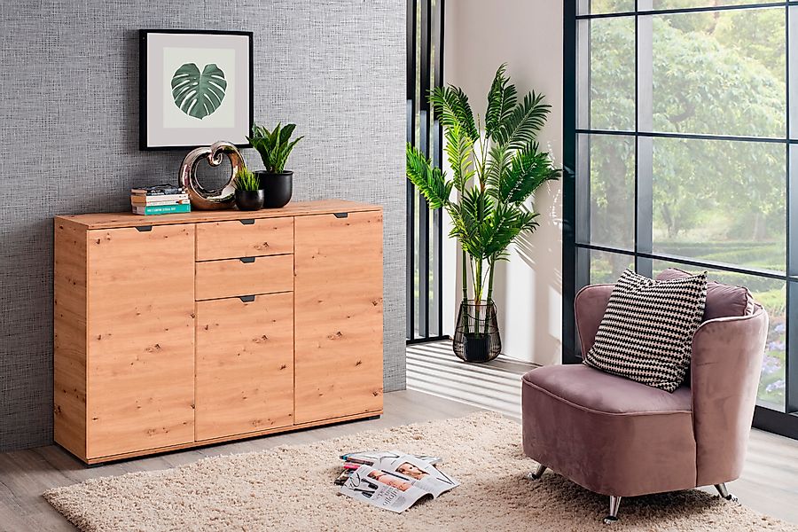 INOSIGN Sideboard "Duero", Kommode mit 2 Schubkästen, Breite 135 cm günstig online kaufen