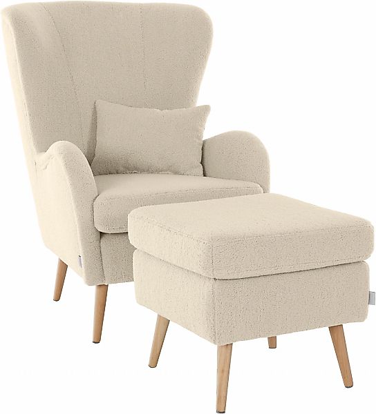 Home affaire Sessel "Salla auch in Fellimitat und Feincord, viele Bezugsart günstig online kaufen