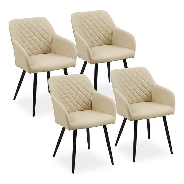 Ofcasa Esszimmerstuhl Gepolsterter Küchenstühle (4er Set), günstig online kaufen