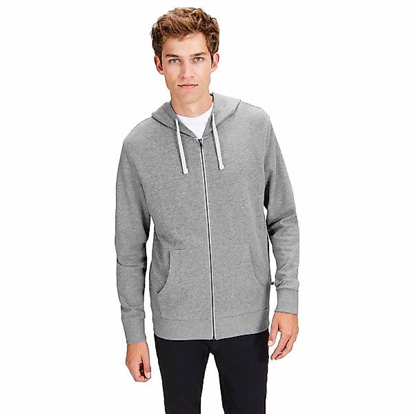 Jack & Jones Eholmen Sweatshirt Mit Reißverschluss 2XL Light Grey Melange günstig online kaufen